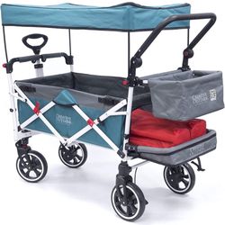 Foldable Push/pull Wagon With Tailgate