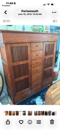 Teak cabinet from Thailand