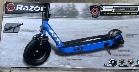 Blue Razor Electric Scooter