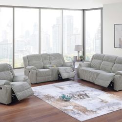 3 Piece Recliner Sofa Set
