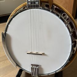 1976 Ibanez Artist 592FB Banjo, Natural Maple