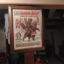 Original Barnum An Bailey Poster 