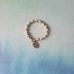 Handcrafted Bracelet With 2 Charms 