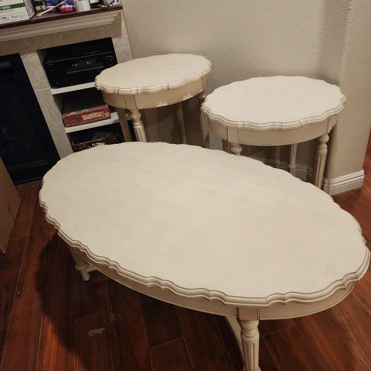 Magnolia Home Coffee Table and 2 End Tables