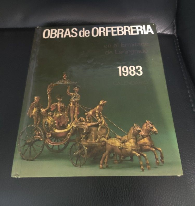 Antiguo Calendario de Obras Ofebreria