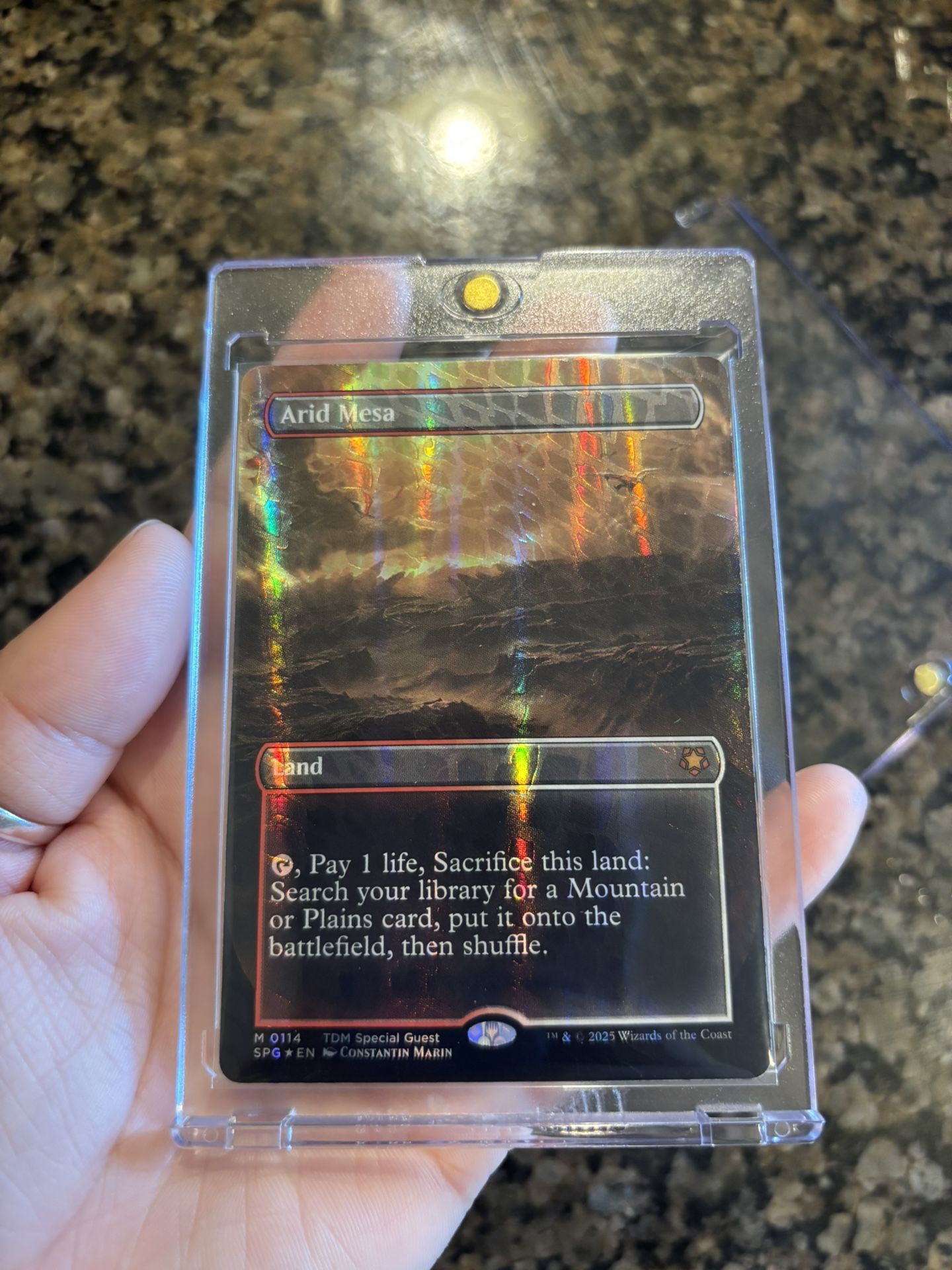 Dragonscale Foil Arid Mesa - Magic the Gathering
