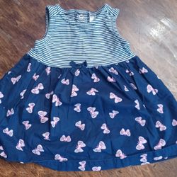 "Carter's" Dress With Butterflies 