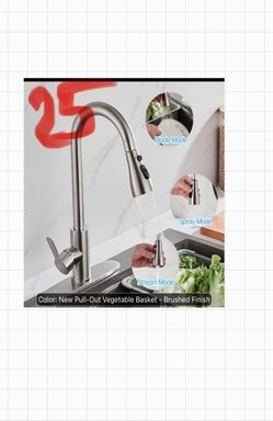 Black and Nickel Kitchen Faucets