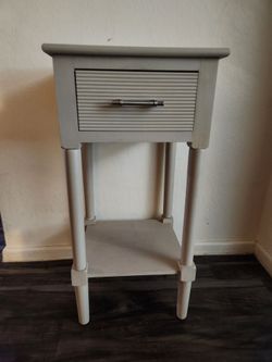 Gray End Table or Nightstand