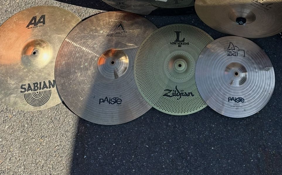 Drum Cymbals And Stands