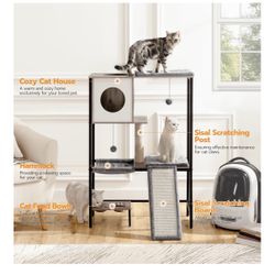 HOOBRO Wooden Cat Tree