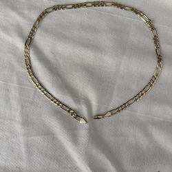 20 inch 9 mm 42 g 18k gold Figaro chain