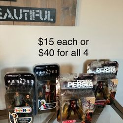 Heroes, Prince Of Persia 6” Figures