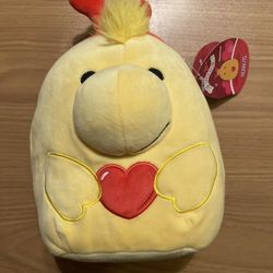 Squishmallows 10" Woodstock Holding a Heart - Peanuts Gang Plush Toy new