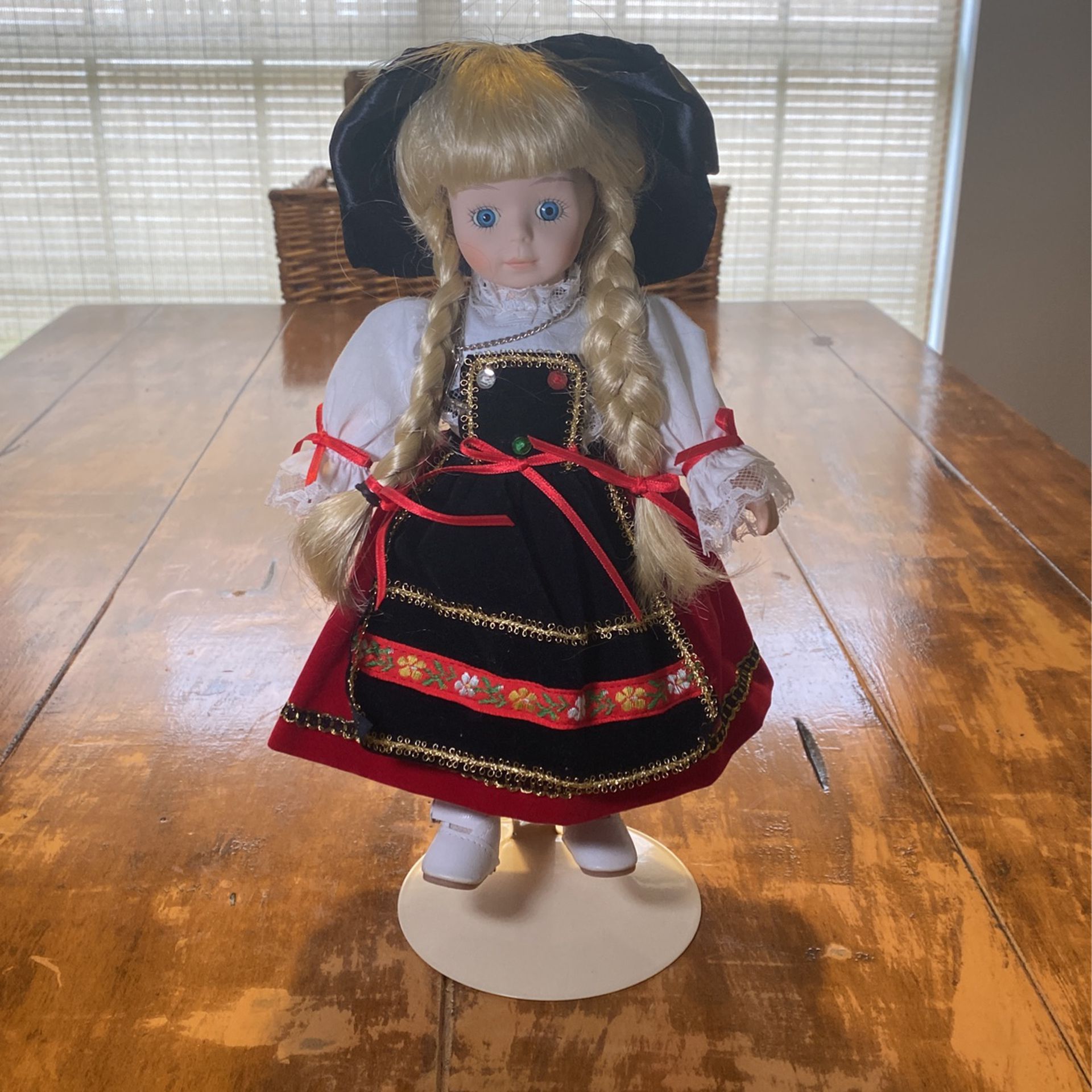Porcelain German Dutch Doll Figurine 