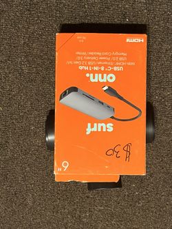 Surf On. USB-c 8in 1 Docking Station New