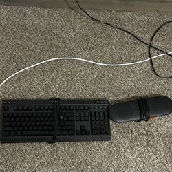 Rgb Gaming Keyboard And A Speaker
