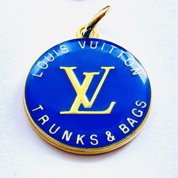 LV TRUNKS & BAGS blue & gold