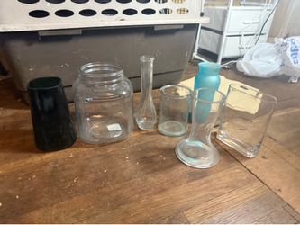 7 flower vases