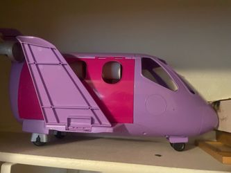 Barbie helicopter and airplane