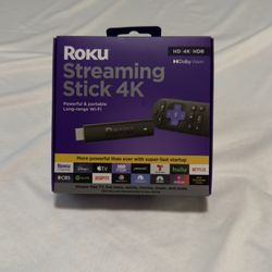 Roku Streaming Stick 4K Brand New, Sealed Box 
