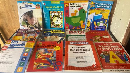 Assorted books for kids.