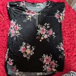 Sweet Wanderer Black Blouse