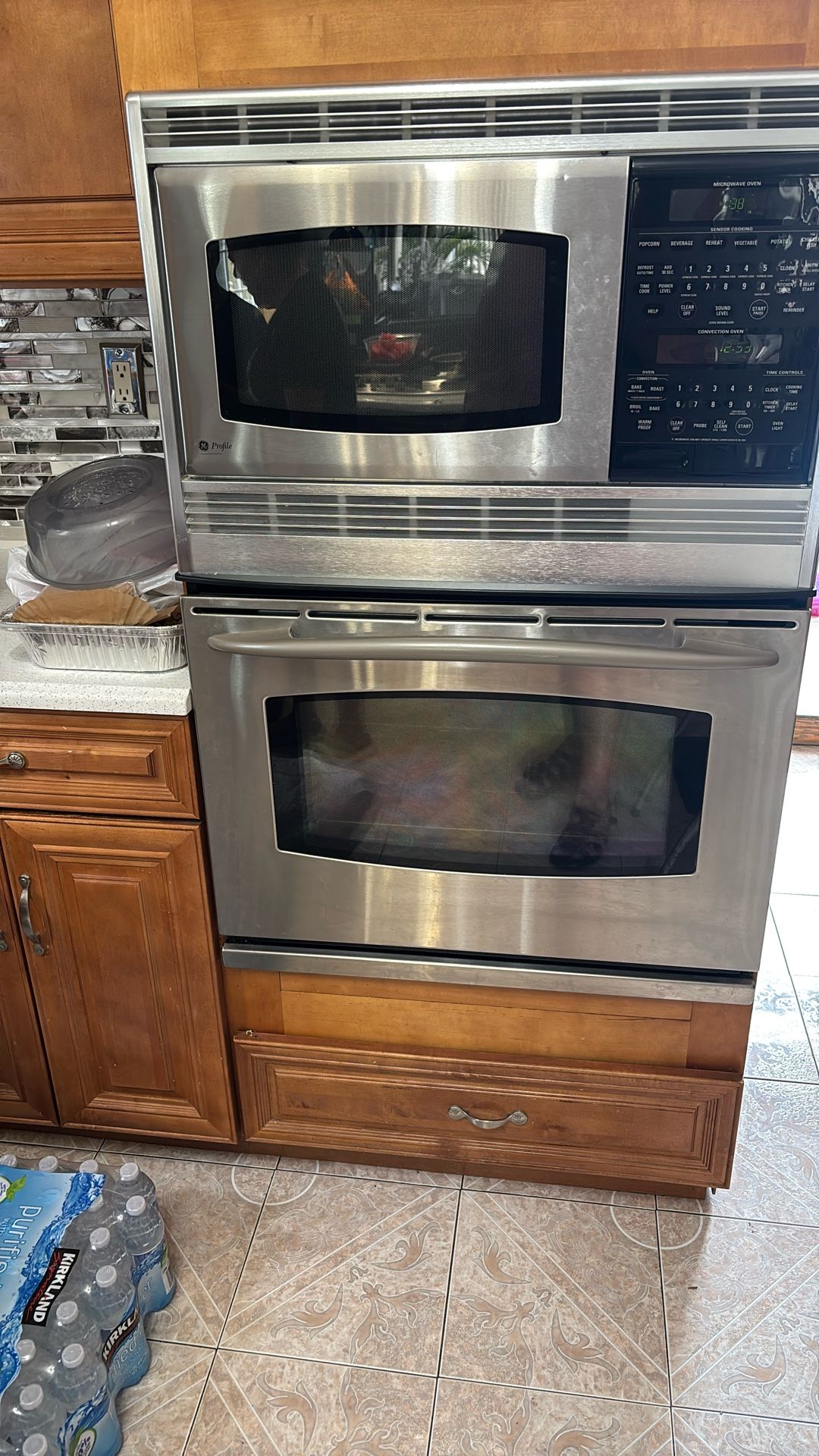 GE Profile Microwave Oven Combo O.B.O