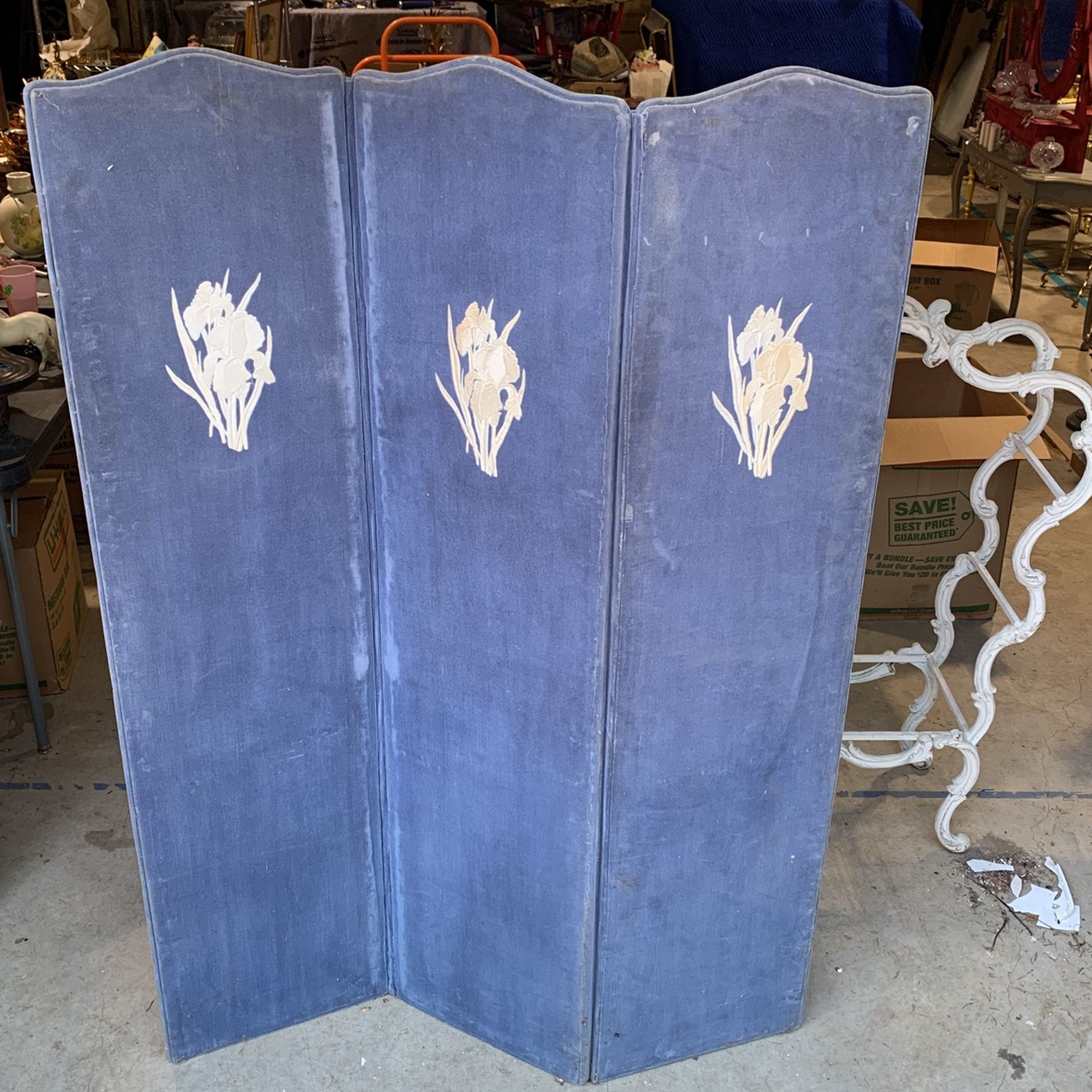 Old Blue Room Divider
