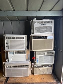 Air conditioners.