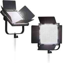 Gently Used! StudioPRO (Set of 2) S-600BN Dimmable 600 Bright LED Lights