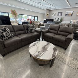 2 PC SOFA AND LOVESEAT