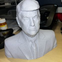 Donald Trump 3-D Printed Statue