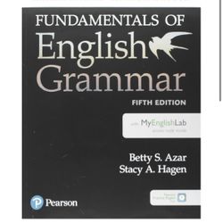Fundamentals of English Grammar Student Book with MyEnglishLab - 5th Edition
