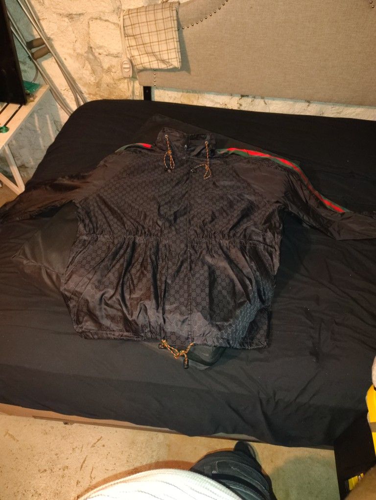 Gucci GG Jacquard Nylon Jacket