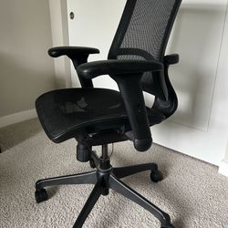 WorkPro 1000 Series Ergonomic Mesh/Mesh Mid-Back Task Office Chair, Black/Black, BIFMA Compliant