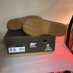 Sorel,  Grey  &  Black  Size 8. $60