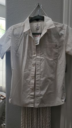 Boys Volcom dress shirt size m