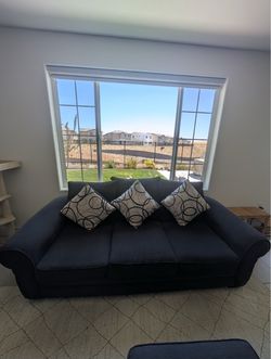 Premium 3 piece couch set-dark grey color