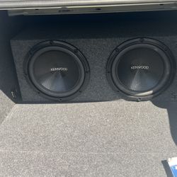 Kenwood 12” Subs With Box 