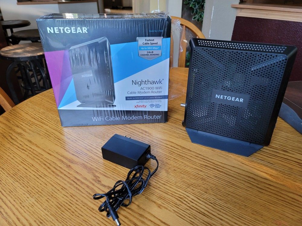 Netgear Nighthawk C7000 AC1900 WiFi Cable Modem Router