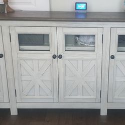 72" TV Stand Cabinet With Storage