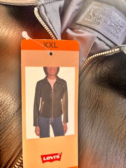 Levi's Faux Leather Moto Jacket XXL