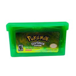 Pokemon Leaf Green Version Nintendo Cartridge Game Boy Advance 2002