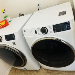 LIKE NEW GE SMART WASHER & DRYER SET 