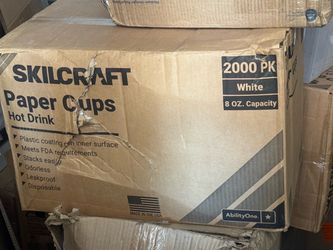 Skilcraft Hot Drink Paper Cups 2000-Pack 8 oz