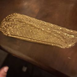  Vintage Gold mesh Bag 