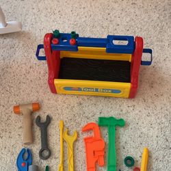 Fun Years preschool tool box with tools