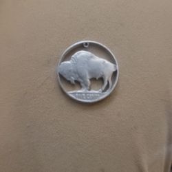 Buffalo Nickel Charm