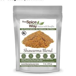 The Spice Way - Shawarma Blend Recipe Inside (meat and poultry rub/meat and poultry spice)- 8 oz